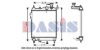 AKS DASIS 510026N Radiator, engine cooling